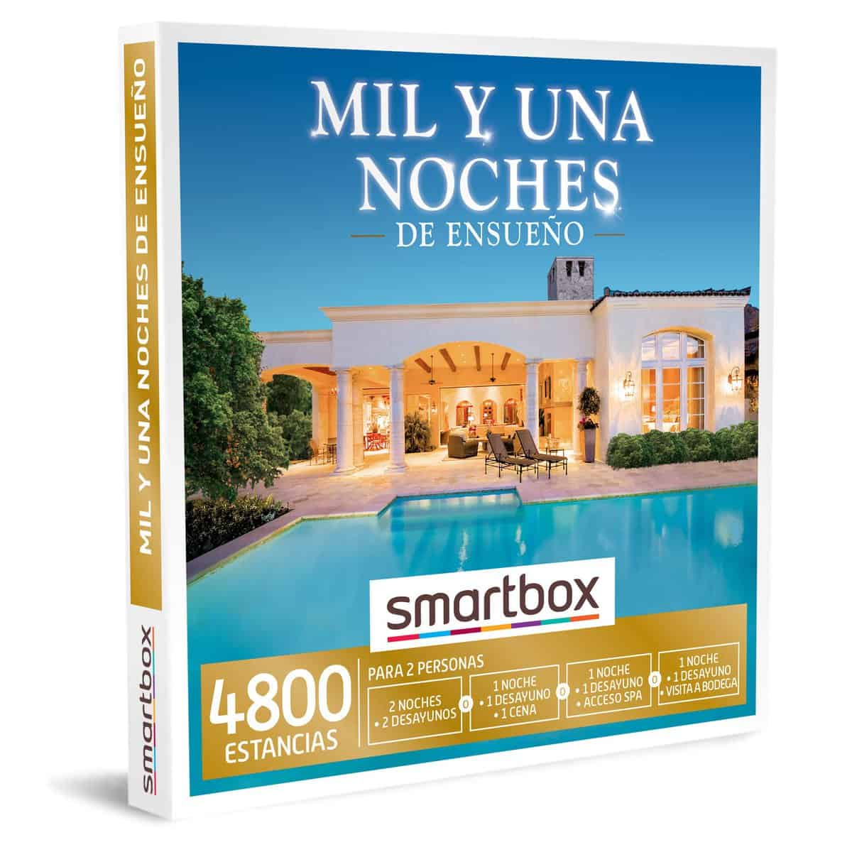 Smartbox - Caja Regalo Mil y una Noches de ensueño - Idea de Regalo Original - 2 Noches con Desayuno para 2 Personas