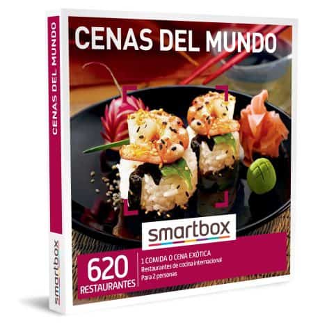 Smartbox – Experiencia Gourmet Internacional – Regalo Ideal para Amigas – 1 Comida o Cena para Parejas