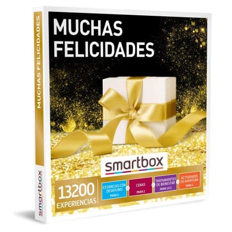 Caja de Regalo Muchas Felicidades Smartbox, para hombres y mujeres de todas las edades.