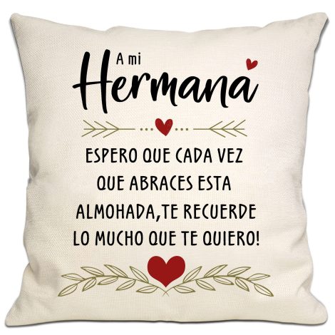 Funda Regalo “Abraza-Amor” 45 x 45 cm – Para recordar tu cariño en cumpleaños y Navidad.