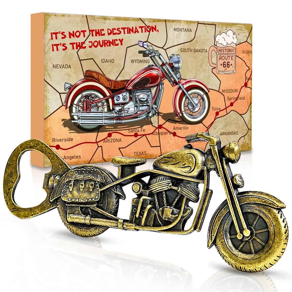 Regalos Originales para Hombre Padre Navidad - Calendario Adviento Cerveza Regalo para Amantes Motos Ideas Regalos Papa Amigo Invisible Marido Cuñado Hermano Dia del Padre Regalos San Valentin Hombre