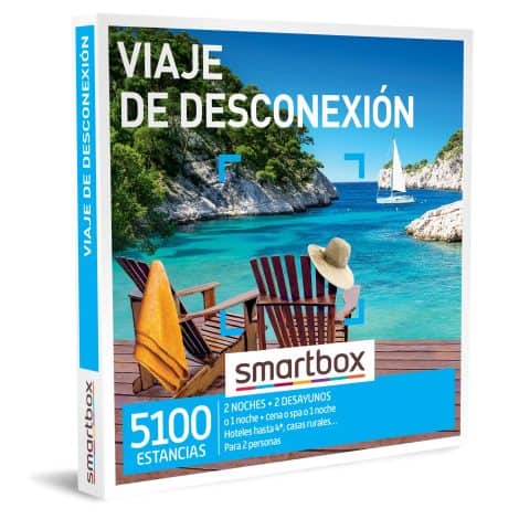 Smartbox – Experiencia Viaje de Relax – Regalo perfecto para tu pareja – 1 noche con desayuno, cena o acceso al SPA para 2 personas.