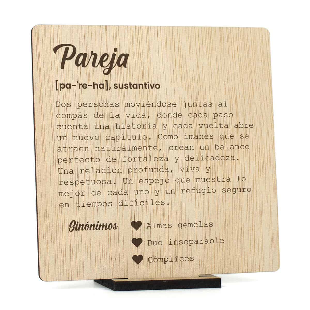 CONTRAXT Tarjeta regalo original para parejas. Regalos originales para parejas enamorados en San Valentin, aniversario, cumpleaños novia novio hombre mujer marido esposa (Parejas)